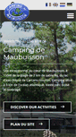 Mobile Screenshot of camping-maubuisson.com